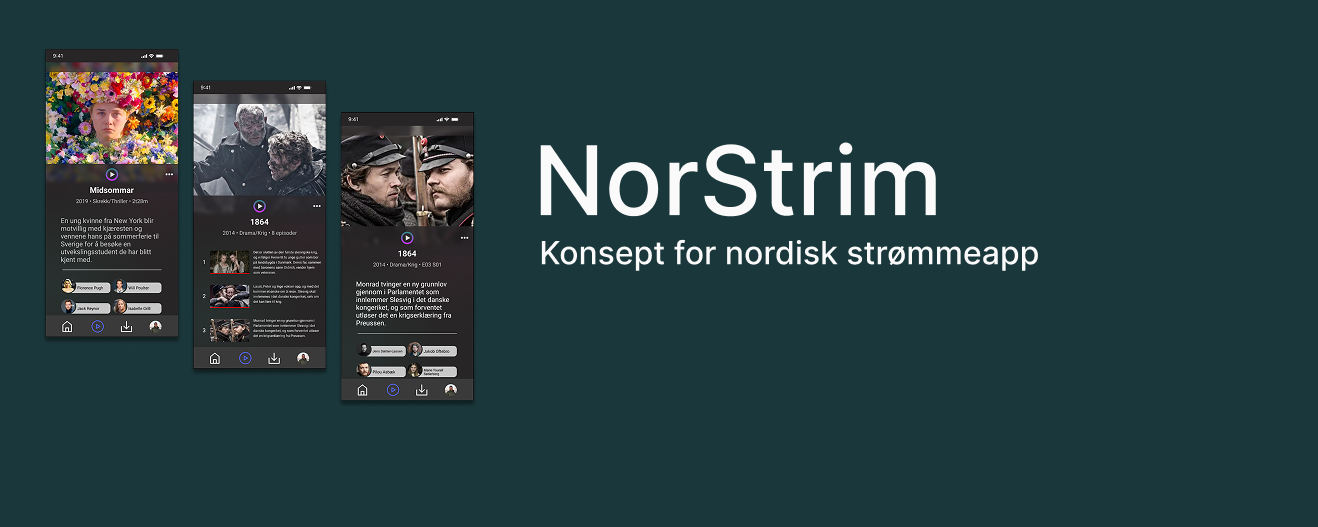 Banner bildet av NorStrim prosjektet.